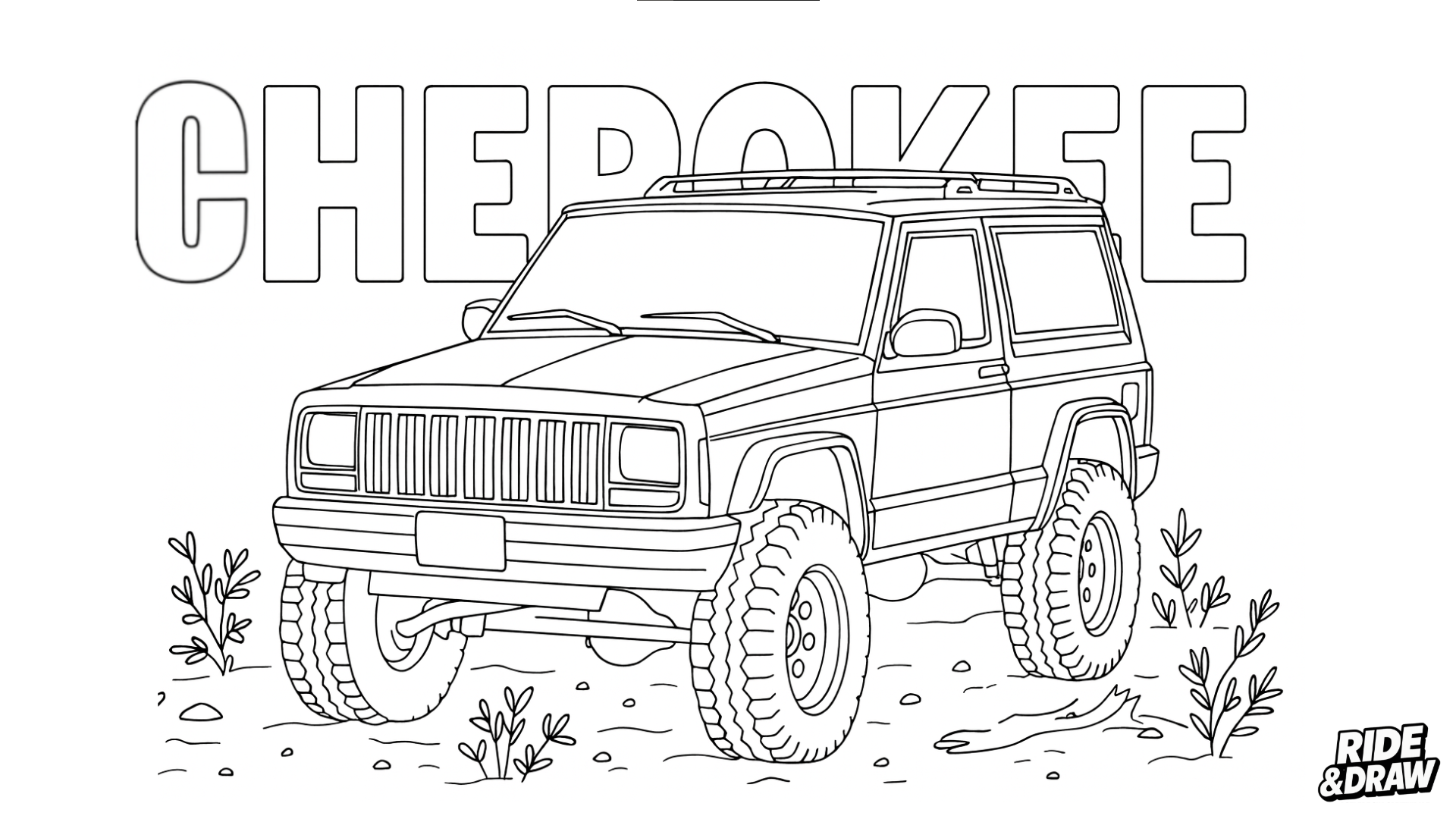 OFF-ROAD para Colorir